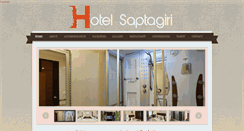 Desktop Screenshot of hotelsaptagiri.com